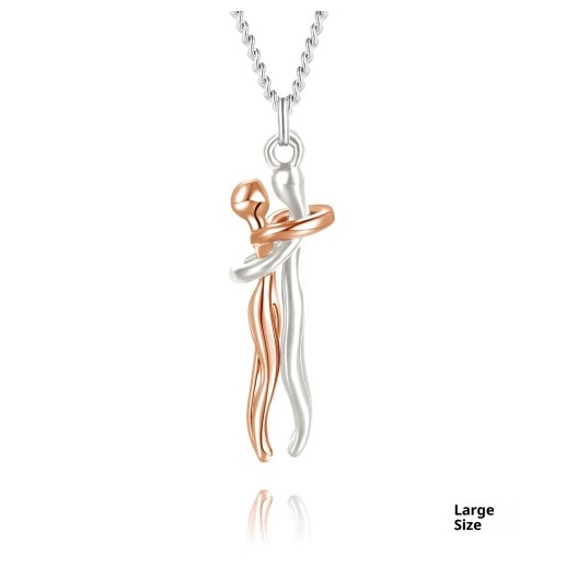 Couple Hug Necklace