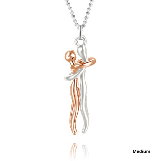 Couple Hug Necklace