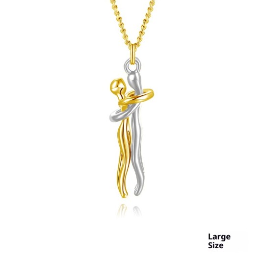 Couple Hug Necklace