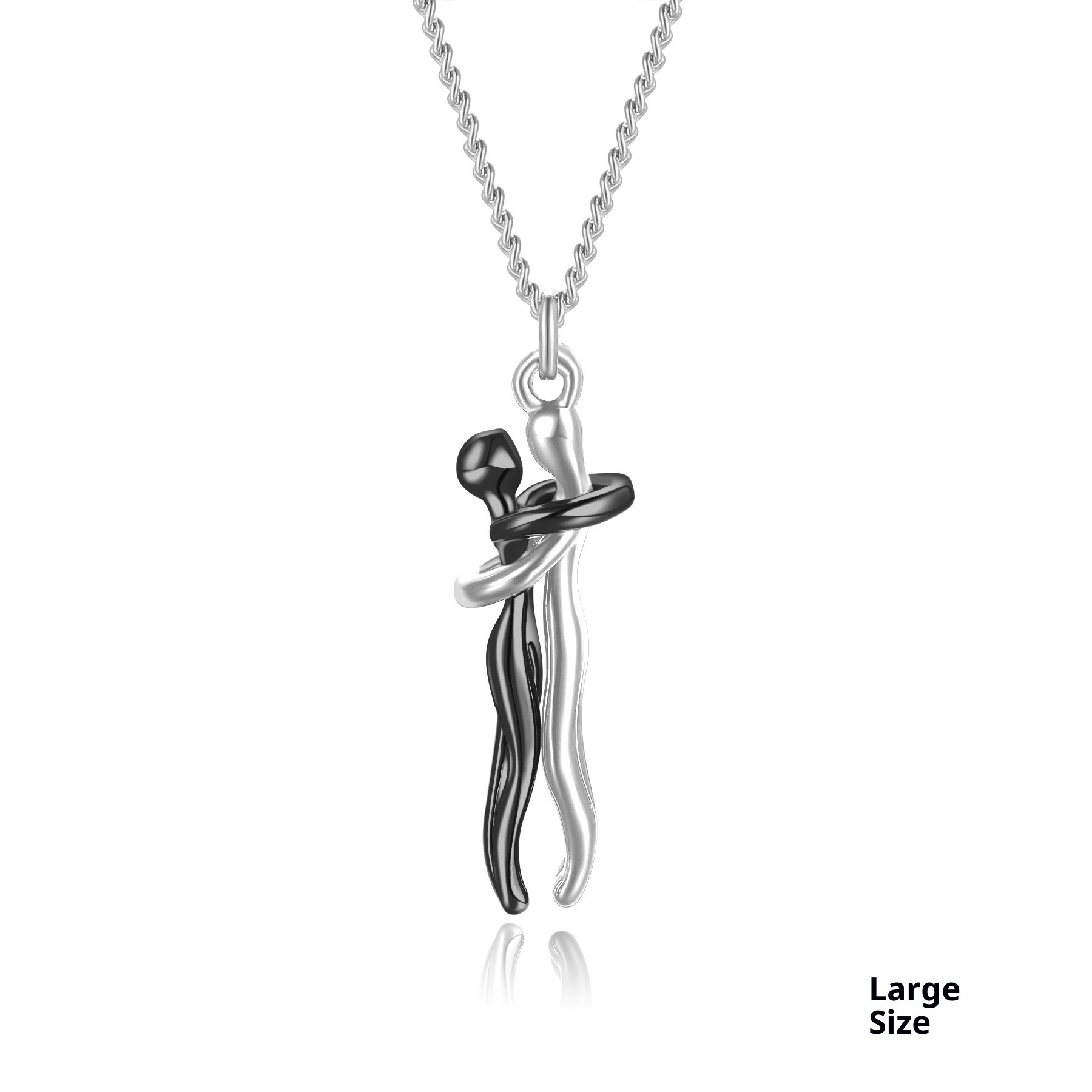 Couple Hug Necklace