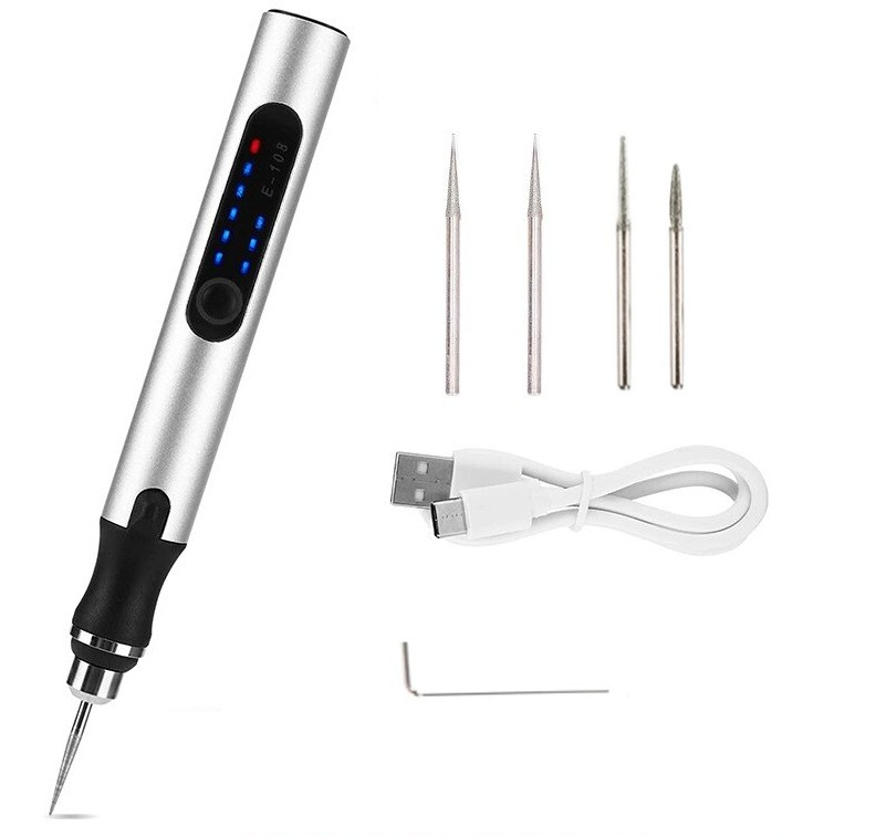 USB Rechargeable Portable Electric Micro-Sanding Engraving Pen