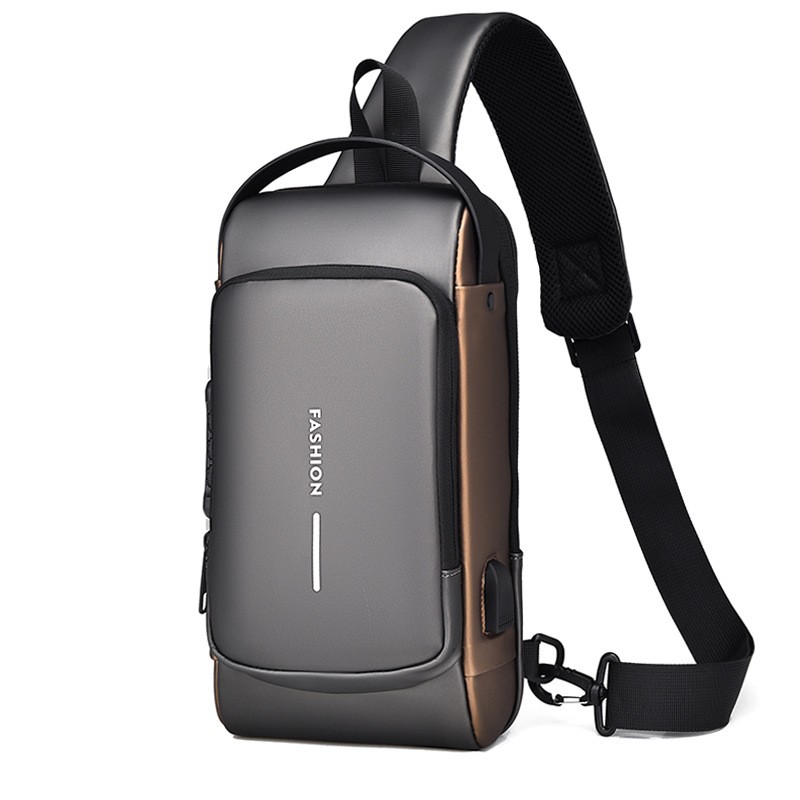 Anti-Theft USB Charging Crossbody Backpack