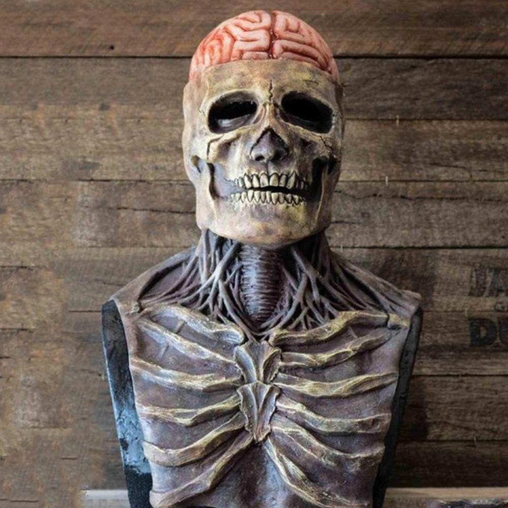 Full Head Skeleton Halloween Mask