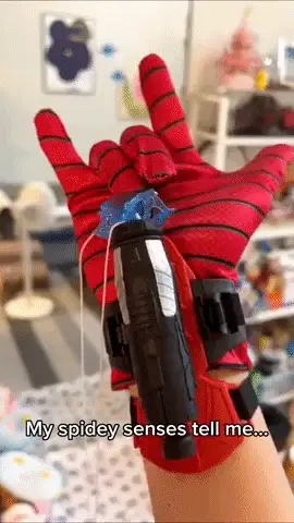 Spider Web Shooter, Superheroes Wrist Launcher Toy Sucker