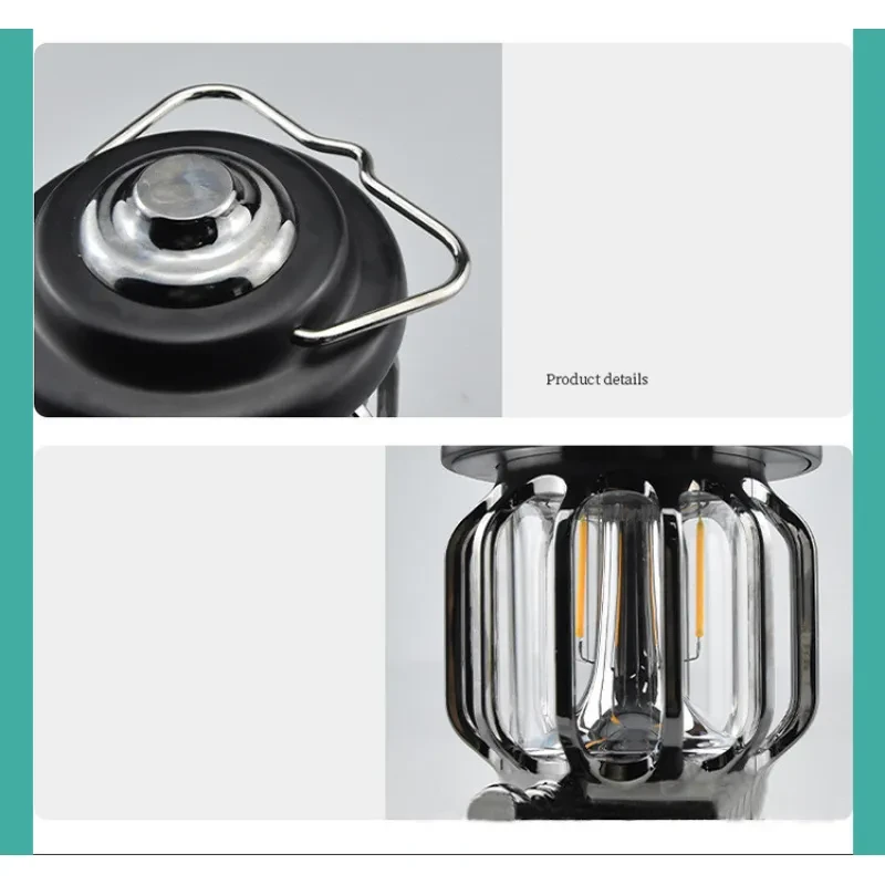 🎉Rechargeable Waterproof Retro Camping Lamp