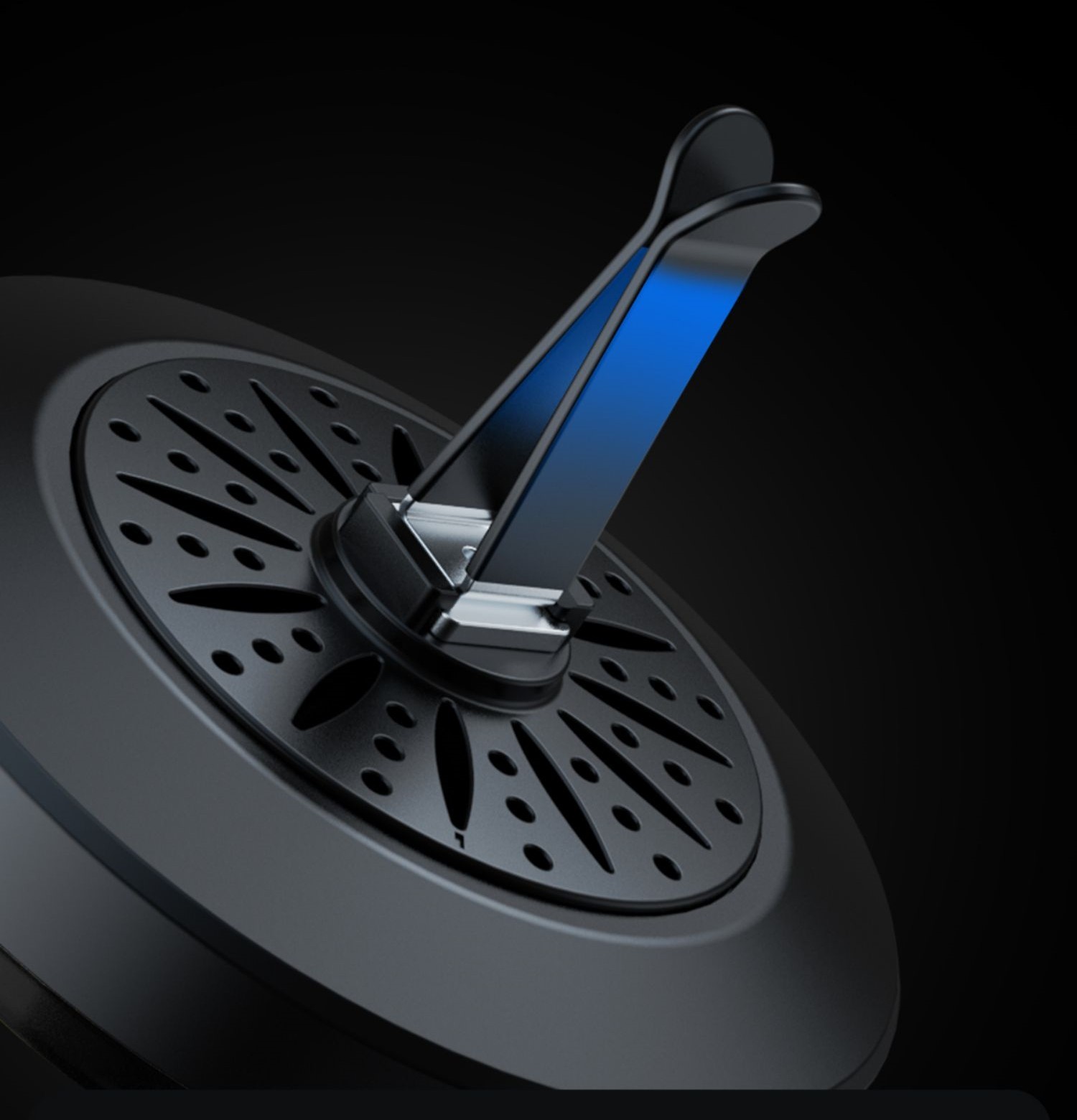 Car Music Rhythm Sound Control Colorful LED Light With Fragrance Holder