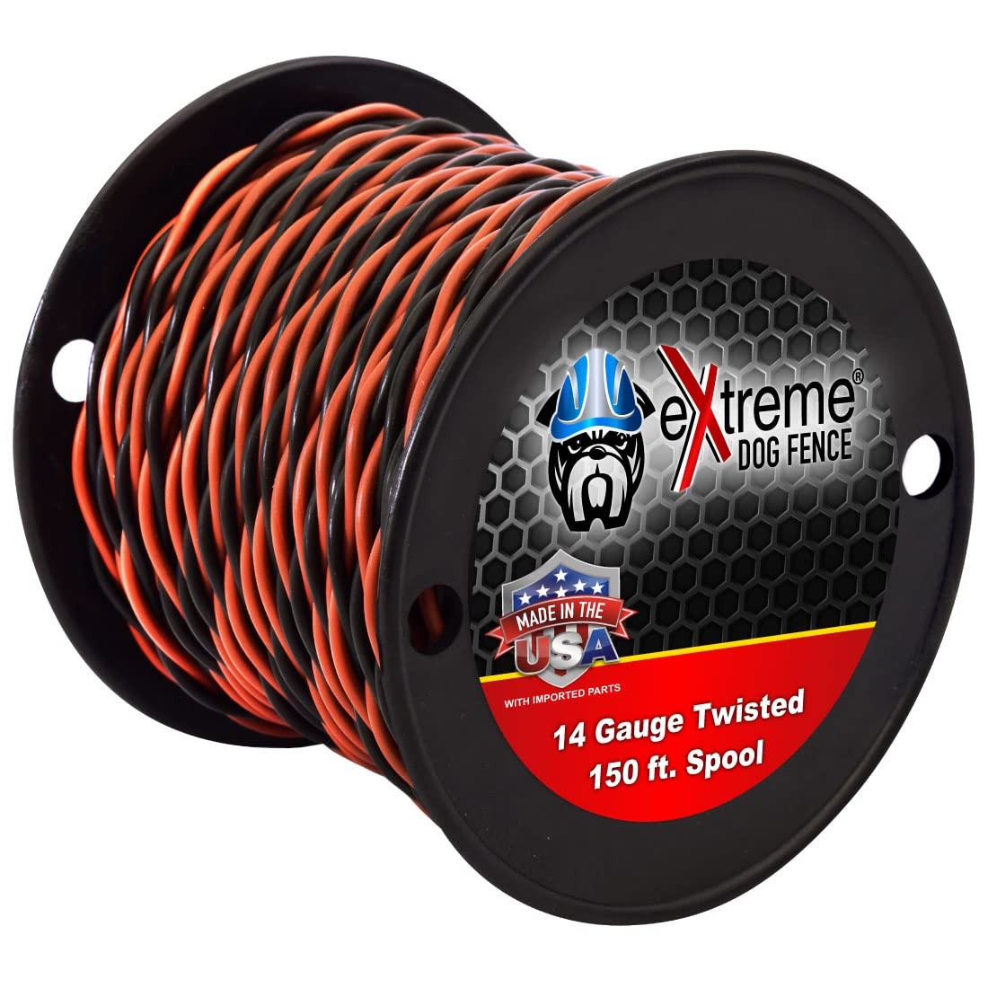 Extreme Dog Fence 150ft Spool 14AWG Wire Twisted Dog Fence Wire - Compatible with All Brands