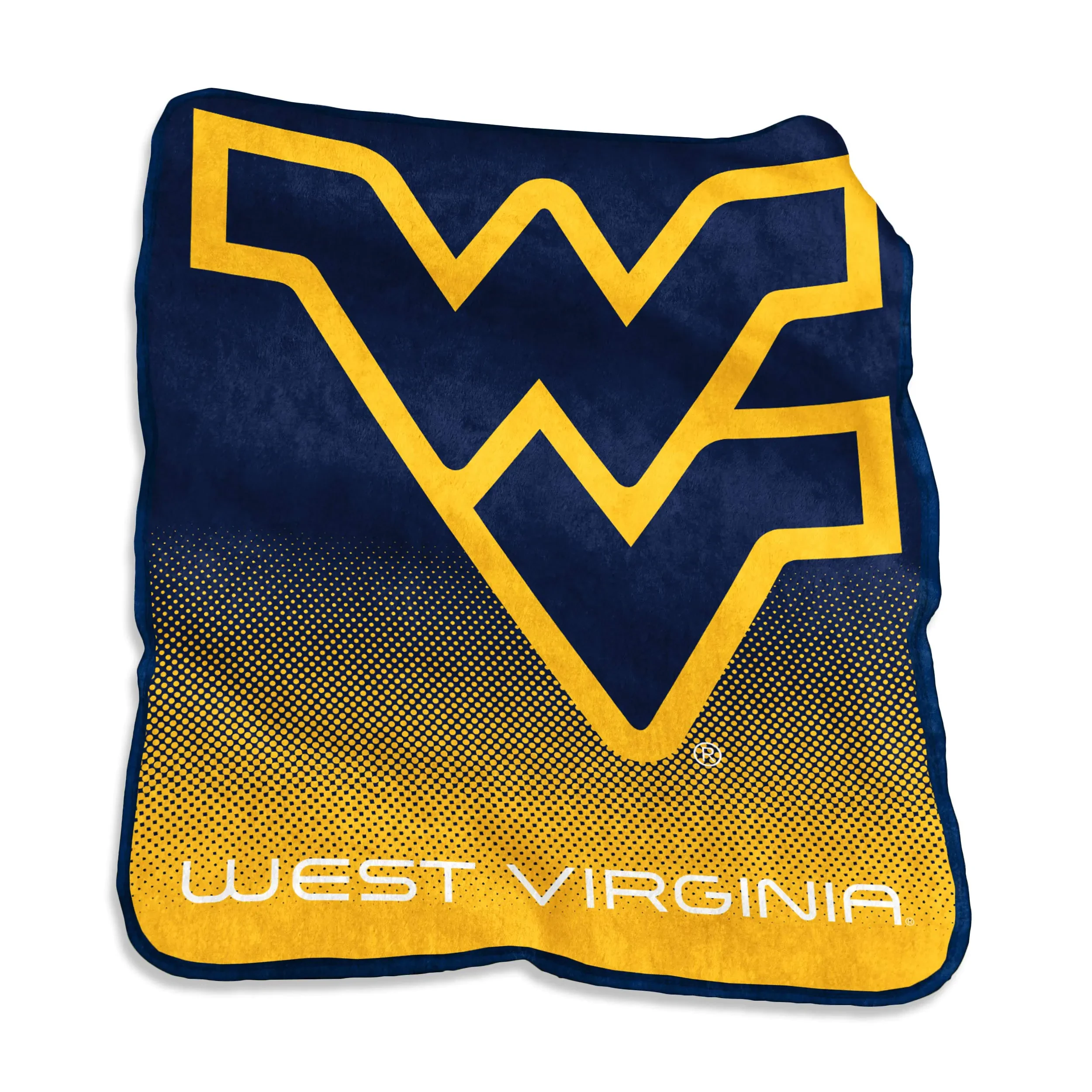 Logo Brands NCAA West Virginia Mountaineers Raschel Throw One Size Team Color