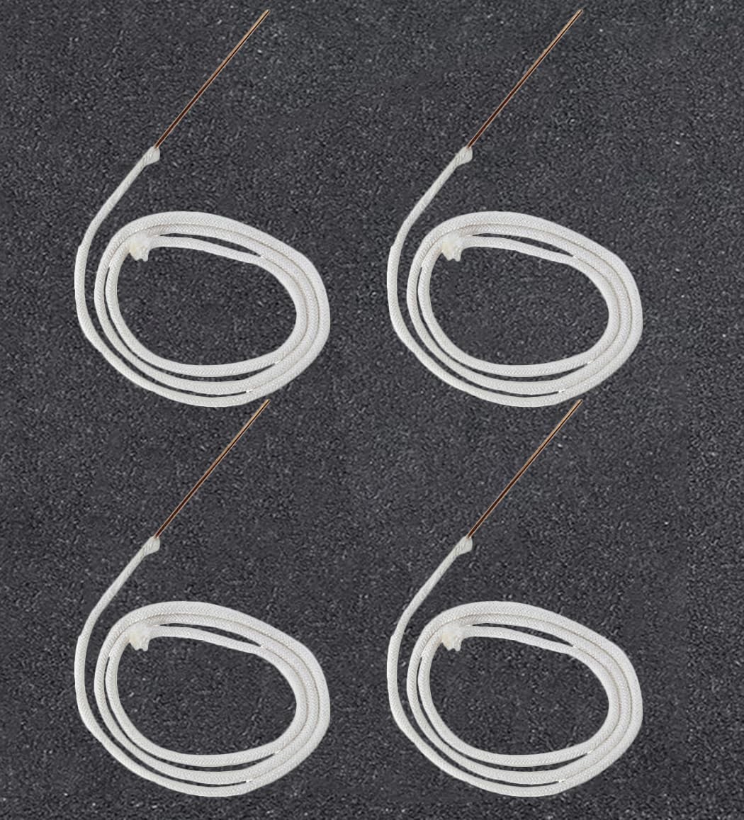 4PCS Kerosene Lighter Consumables Replacement Cotton Core with Metal Needle，Lighter Accessories Suitable for Most Brands of Kerosene Lighter