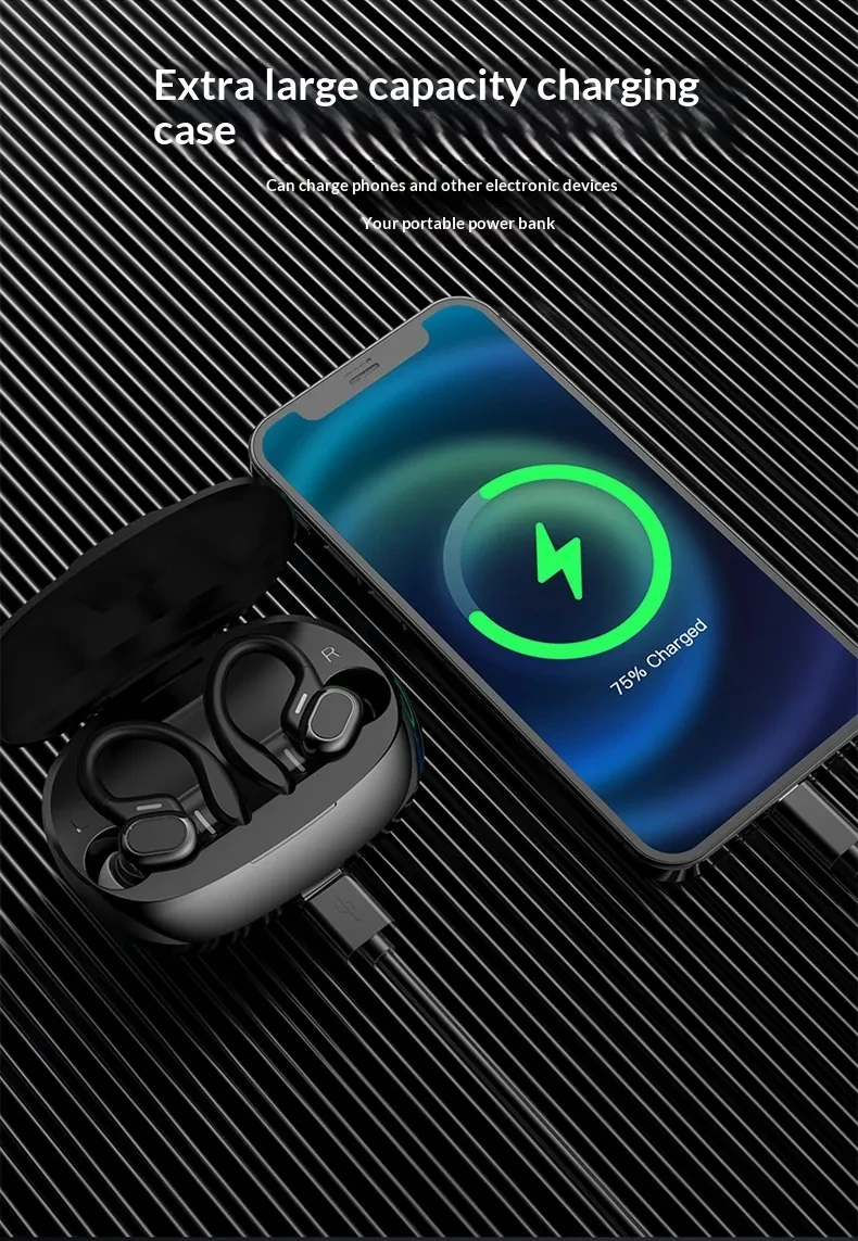 VV2 Bluetooth Earbuds Sports-Ready Music With Extra-Long Battery Life