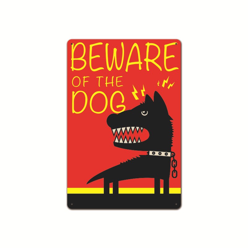 Dog Warning Signs for Gates