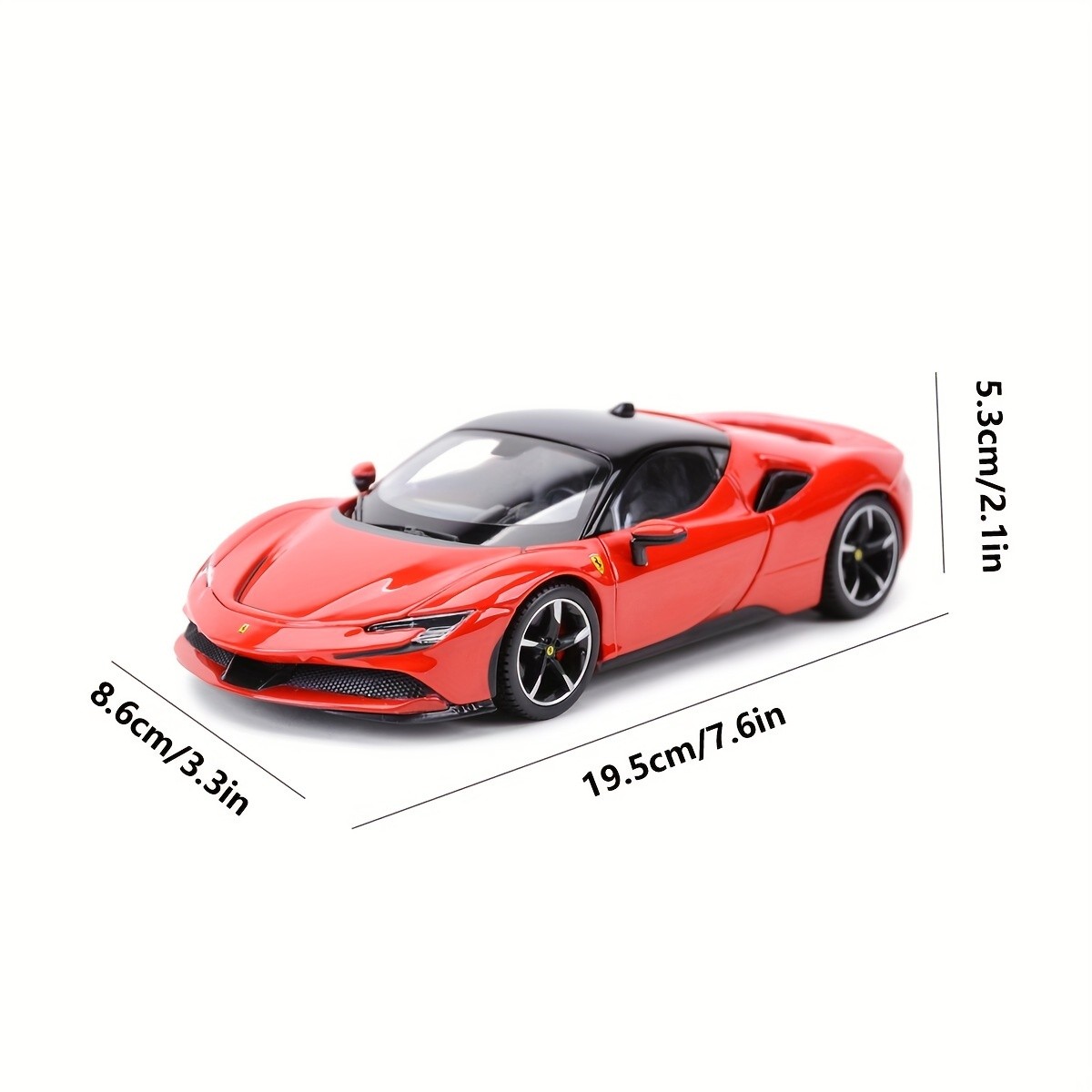 Burago 1:24 Scale Ferrari SF90 Stradale Diecast Model Car