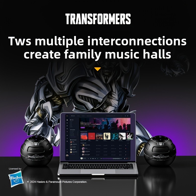 TRANSFORMERS Portable Wireless Speaker in the Shape of a Transformer