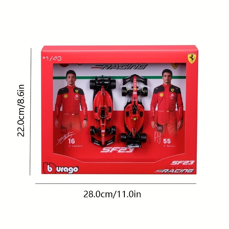 Burago 1:43 Scale Racing Set