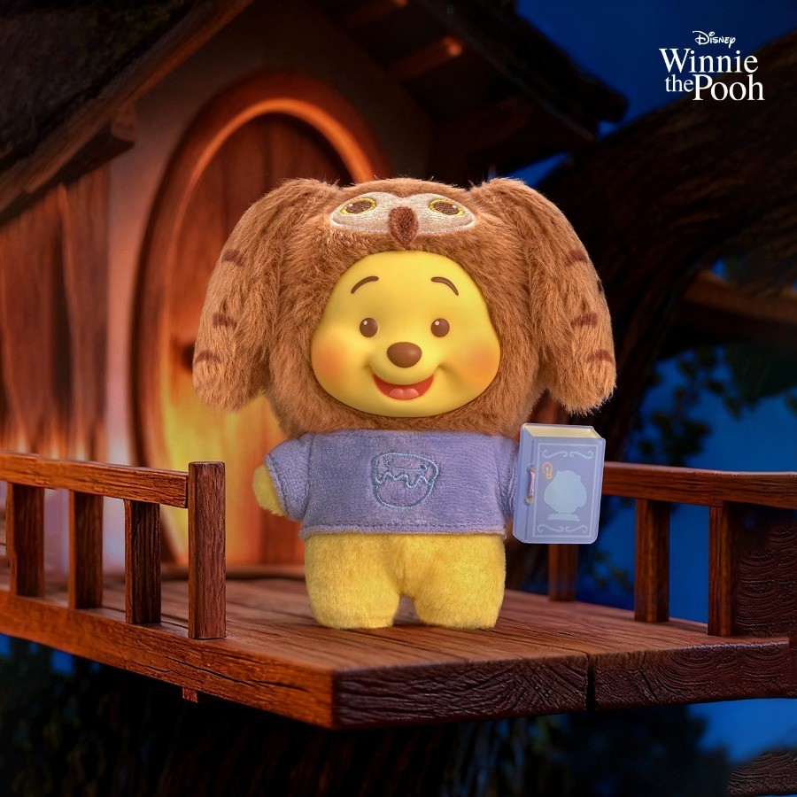 MINISO Disney Winnie the Pooh Fairy Tale Book Series Vinyl Plush Mystery Box