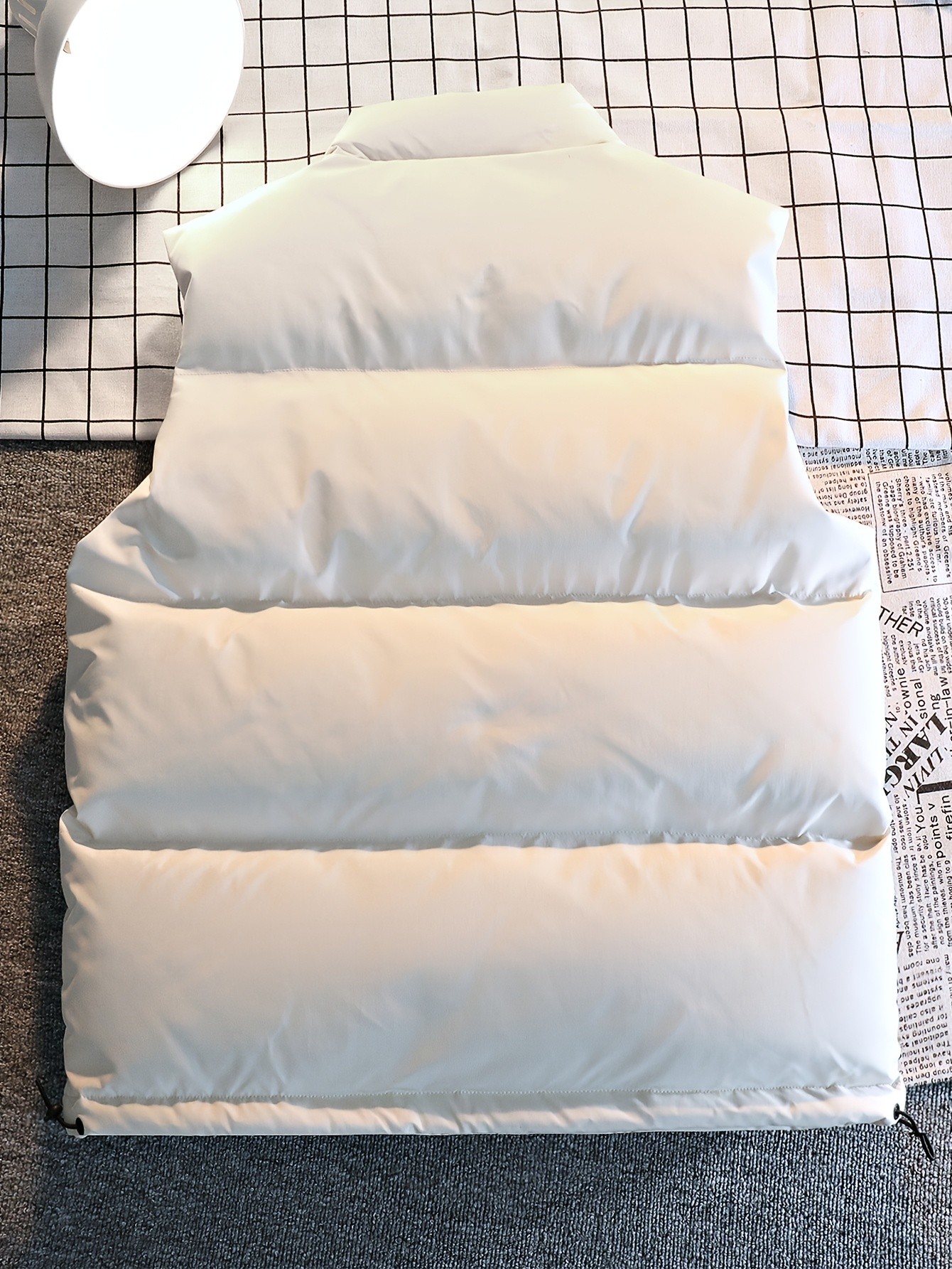 Jeep Men’s Stand Collar Vest – Thick Warm Fleece-Lined Jacket for Fall with Pockets