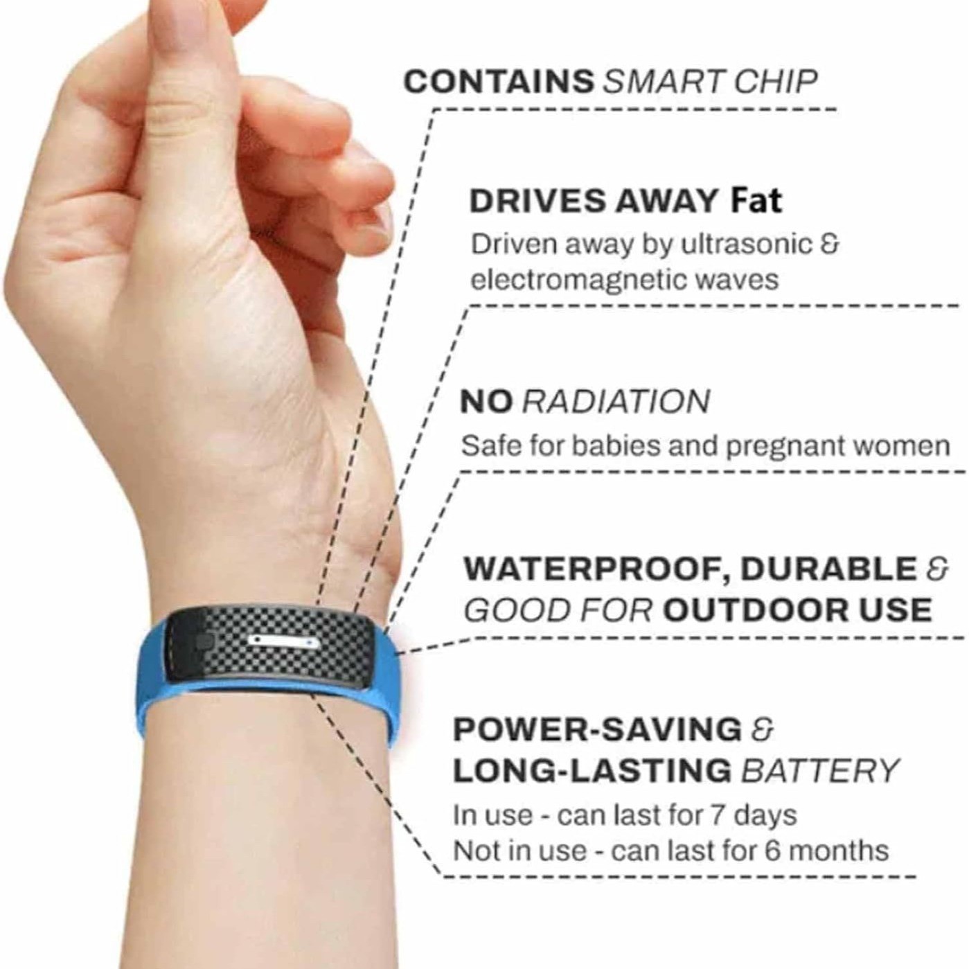 Ultrasonic Body Shape Wristband