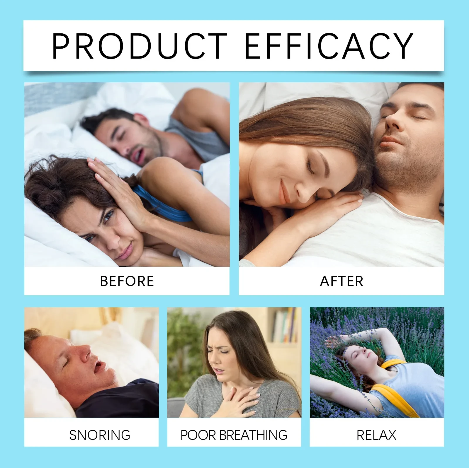 Anti Snoring Breathing Nasal Strip Kit