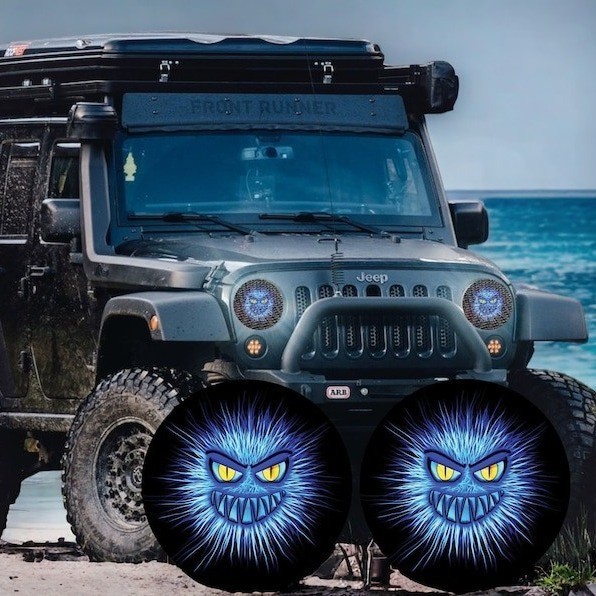 Beast Eyes Headlight Decals