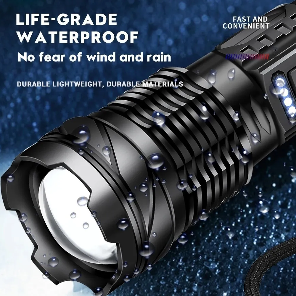 Observatioy High Power Tactical LED Emergency Warnings Flashlight Light