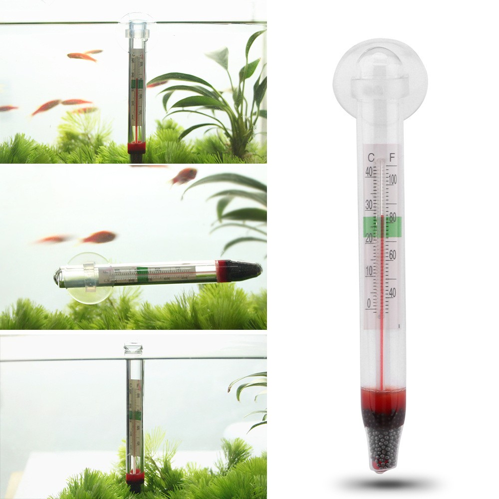 Aquarium Fat Thermometer Fish