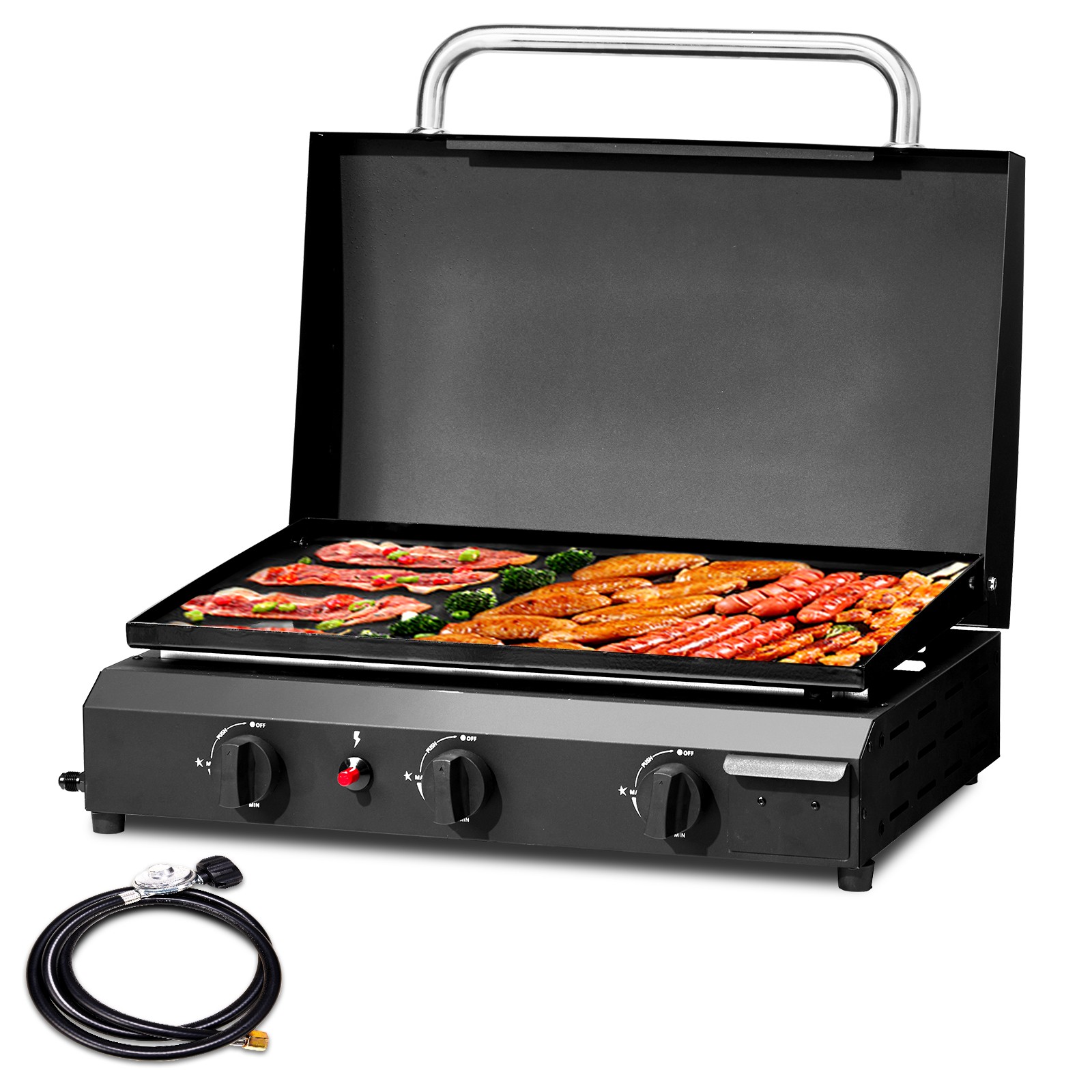 Black Tabletop Gas Grill