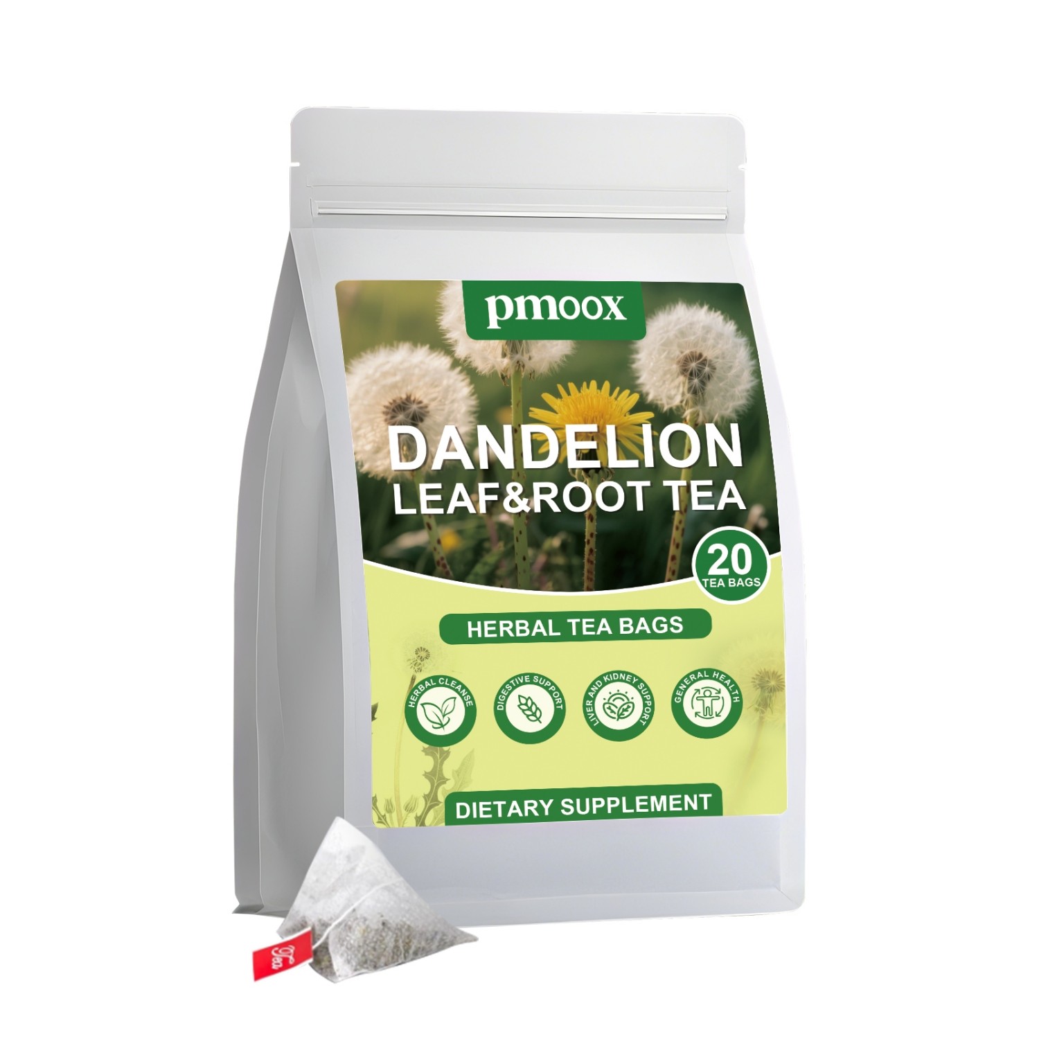 pmoox Dandelion Leaf & Root Tea