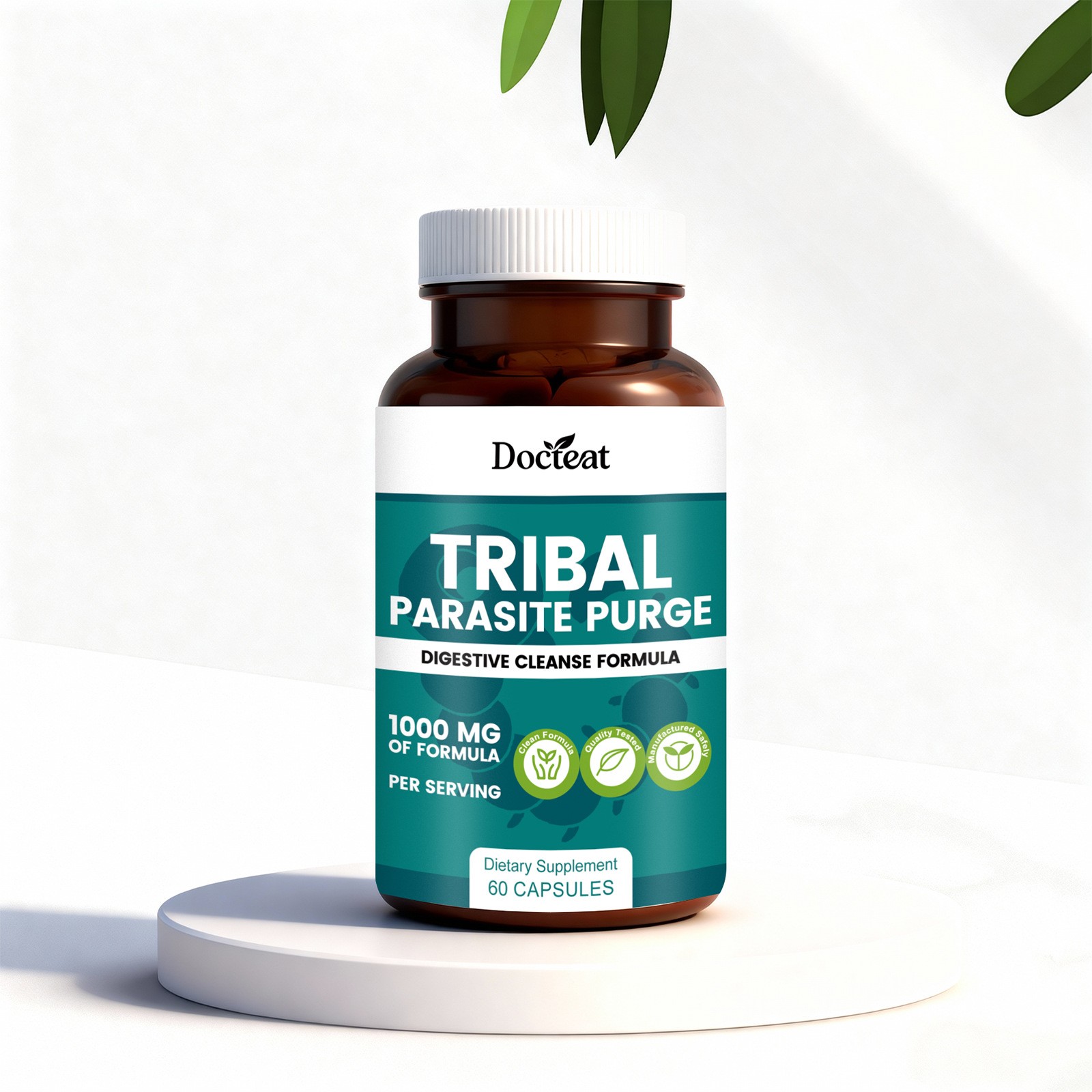 Docteat Tribal Parasite Purge – Digestive Cleanse Formula for a Healthier Gut