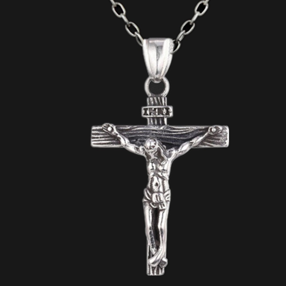 Jesus Cross Stainless Steel Necklace