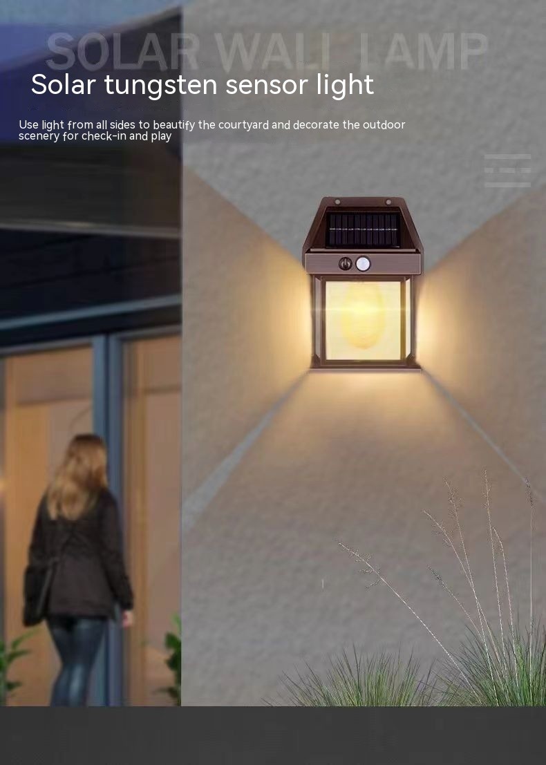 Outdoor Solar Wall Lamp
