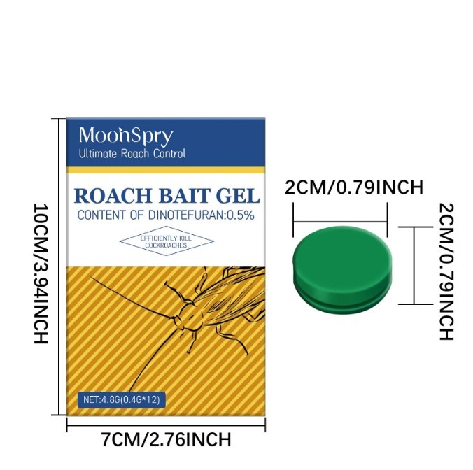 Roach Bait Gel – Fast‑Acting Cockroach Control & Pest Elimination Gel