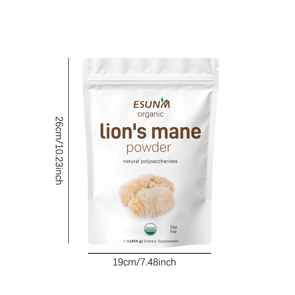 Lion’s Mane Powder – Organic Brain & Nerve Health Support