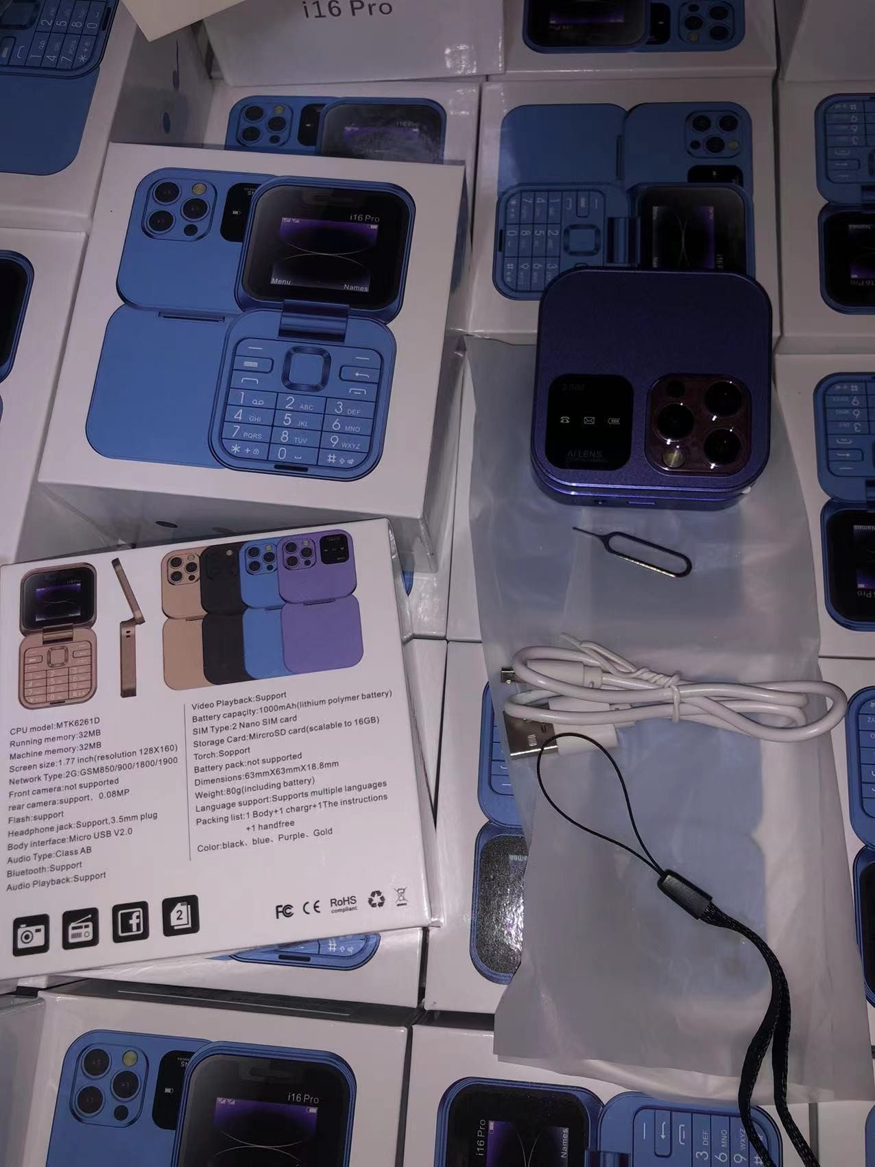 Mini Flip Mobile Phone