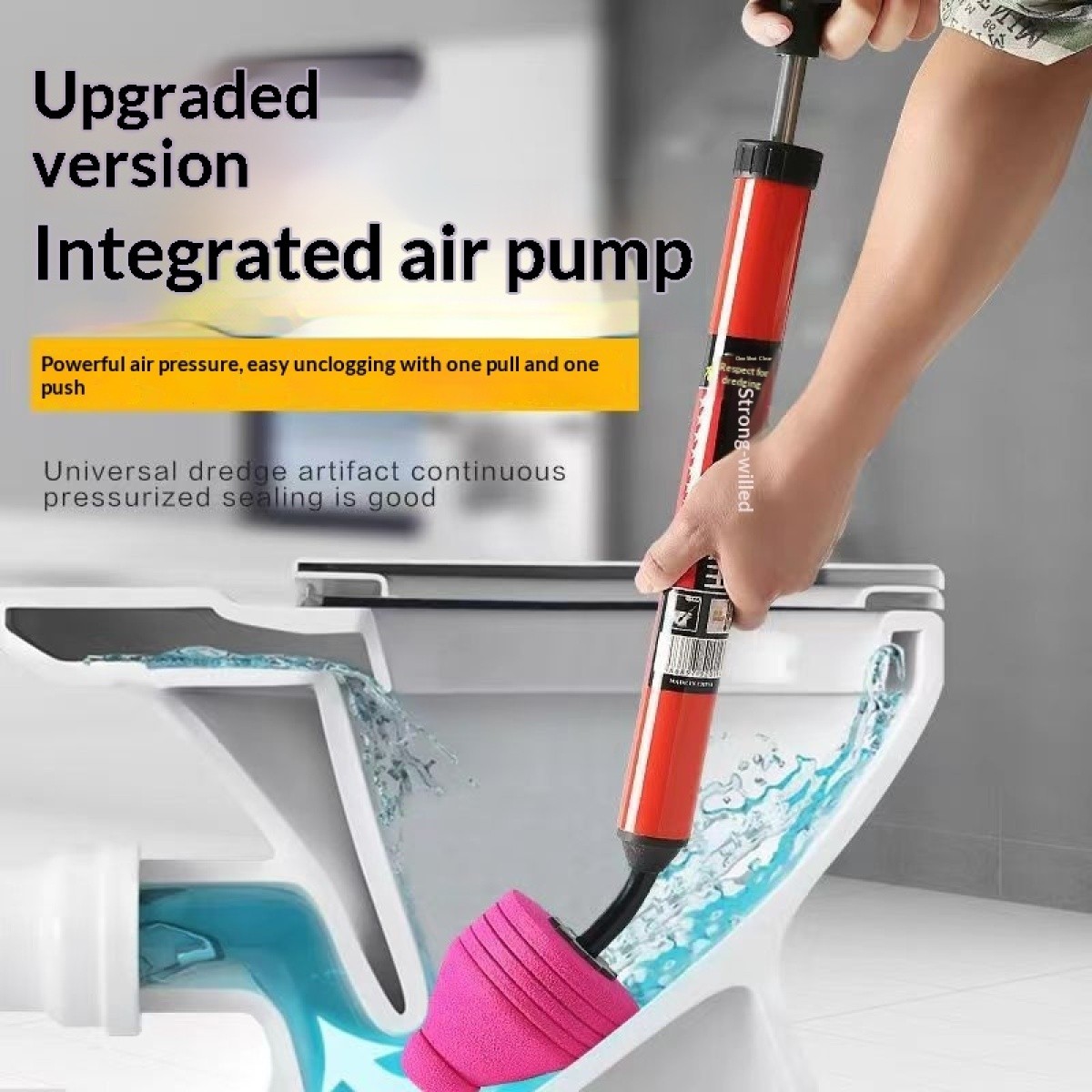 🔥Household High-Pressure Toilet Unblocker