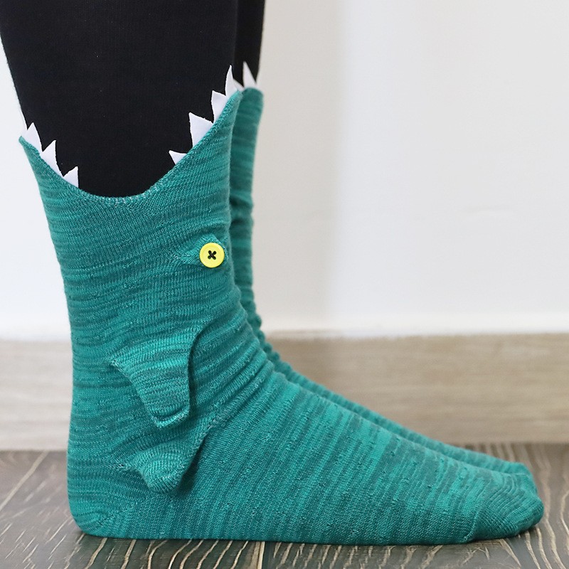Funny Knit Crocodile Socks