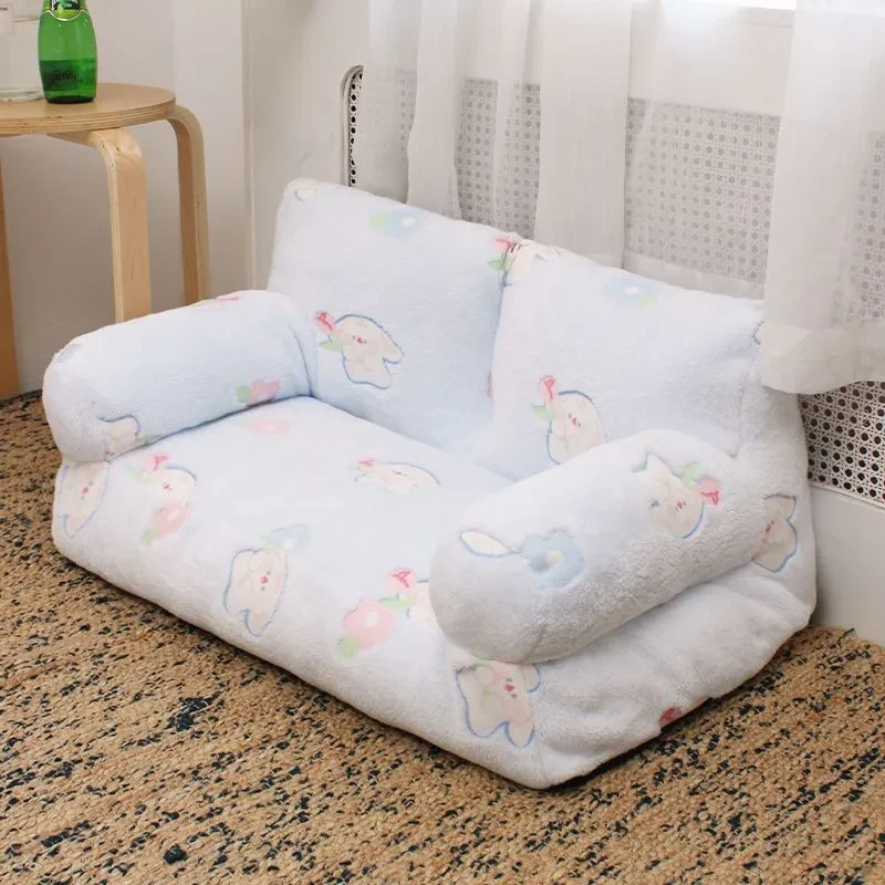 Pet Washable Plush Sofa Bed