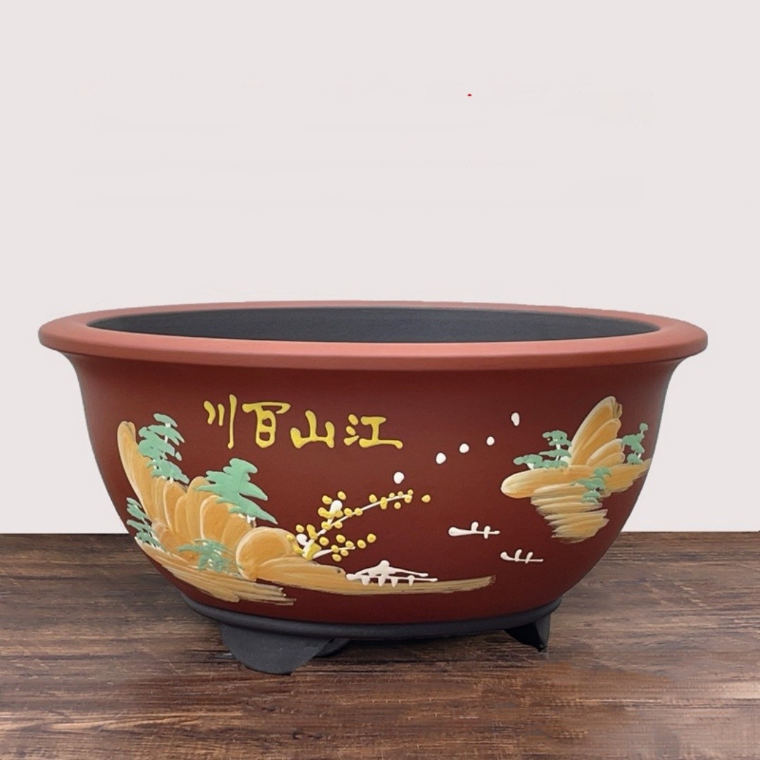 Purple Sand Flower Pot Extra Large