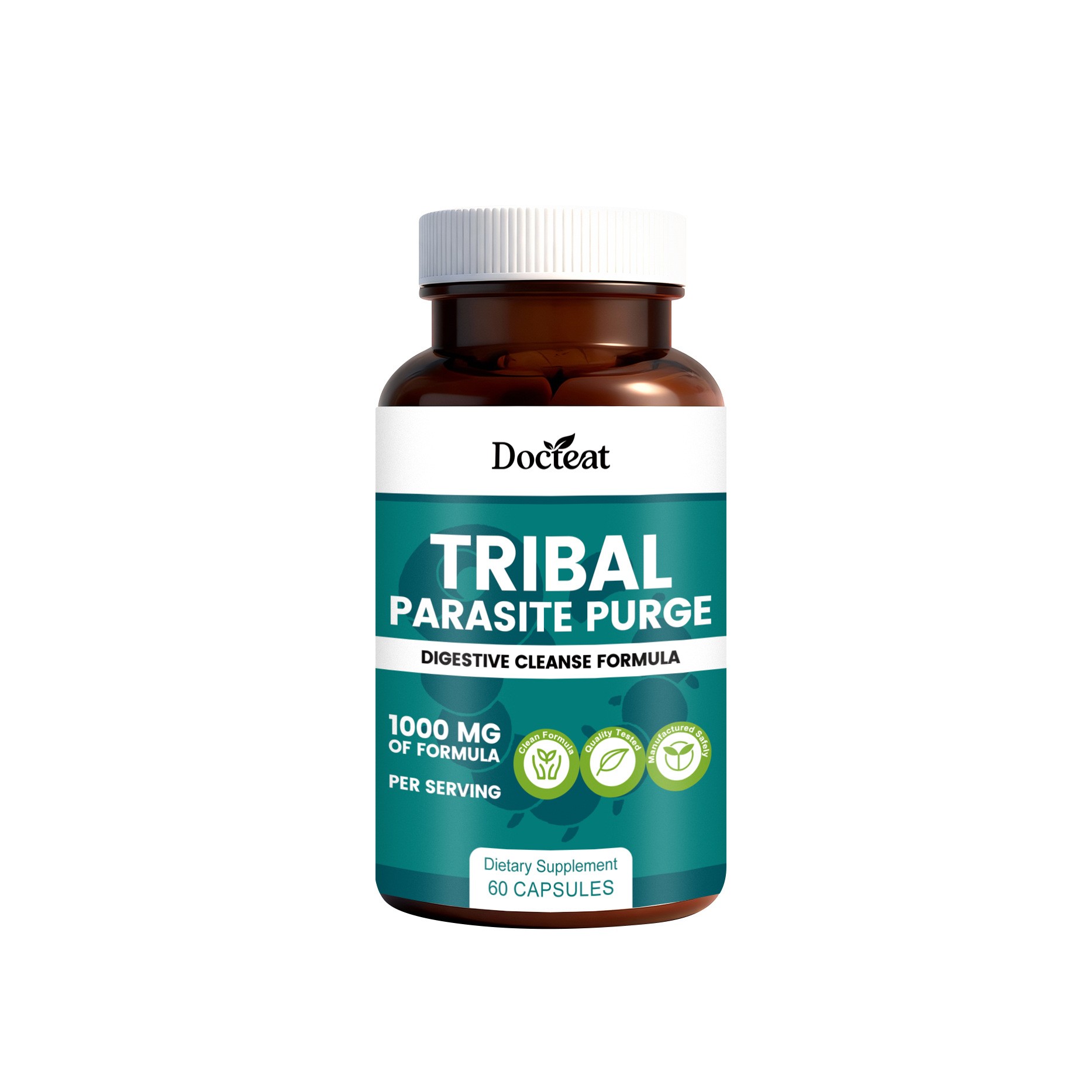 Tribal Parasite Purge Capsules – Digestive Cleanse Formula for Gut Balance Support
