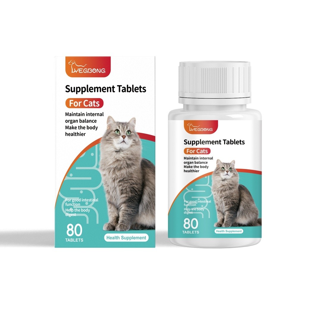 Supplement Tablets for Cats – Digestive Support and Internal Balance