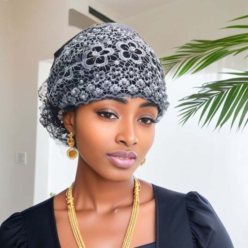 Flowers Baotou Flower Embroidery Hat