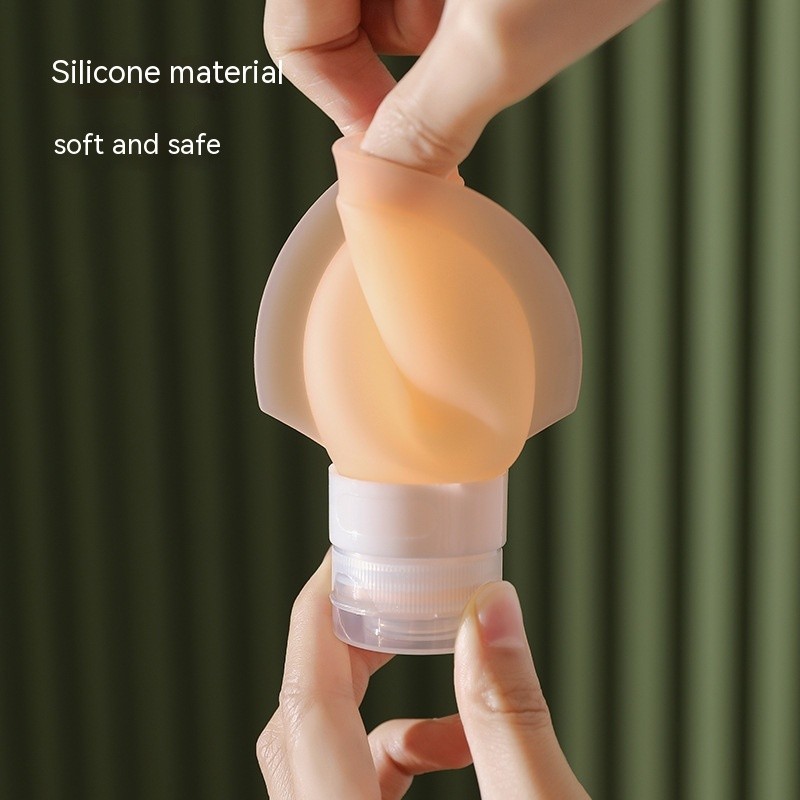 Travel-sized Round Silicon Bottles