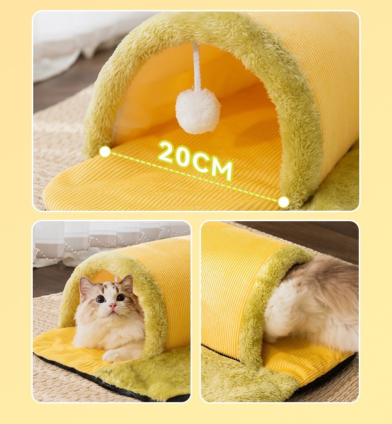 Warm and Thickened Pet Nest – Cozy and Comfortable Bed for Your Furry Friend