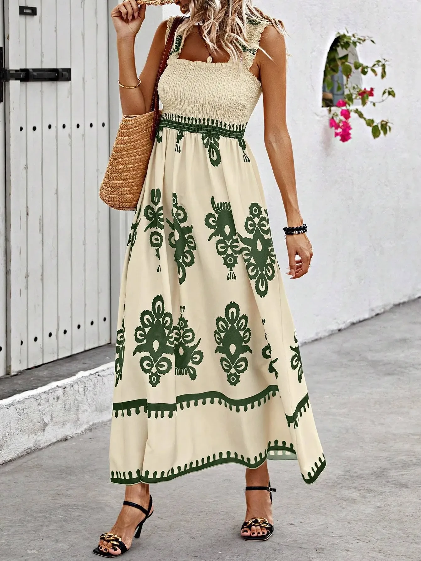 Beach Sleeveless Maxi Dress