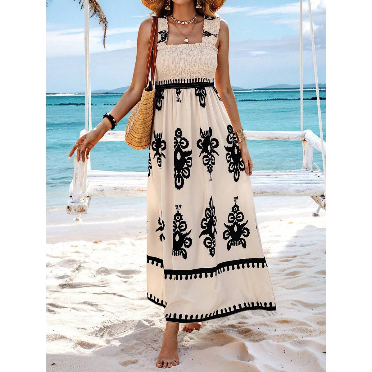 Beach Sleeveless Maxi Dress