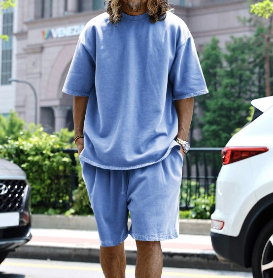 Solid Color Sport Loose Set