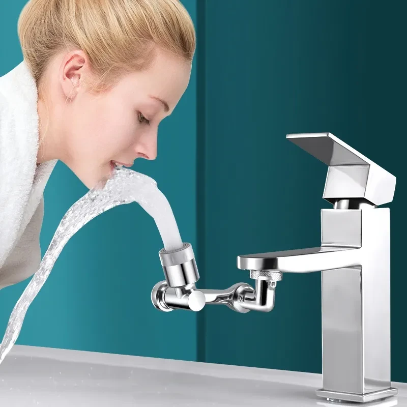 Universal 180° Rotatable Extension Faucet
