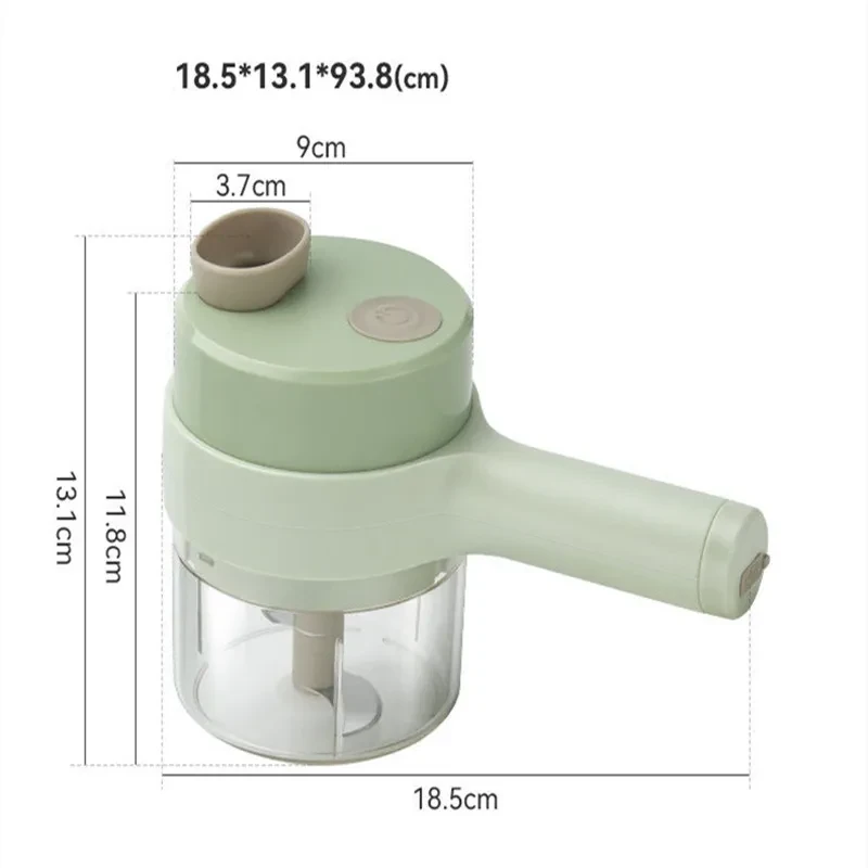 Multifunctional 4-in-1 Electric Vegetable Cutter