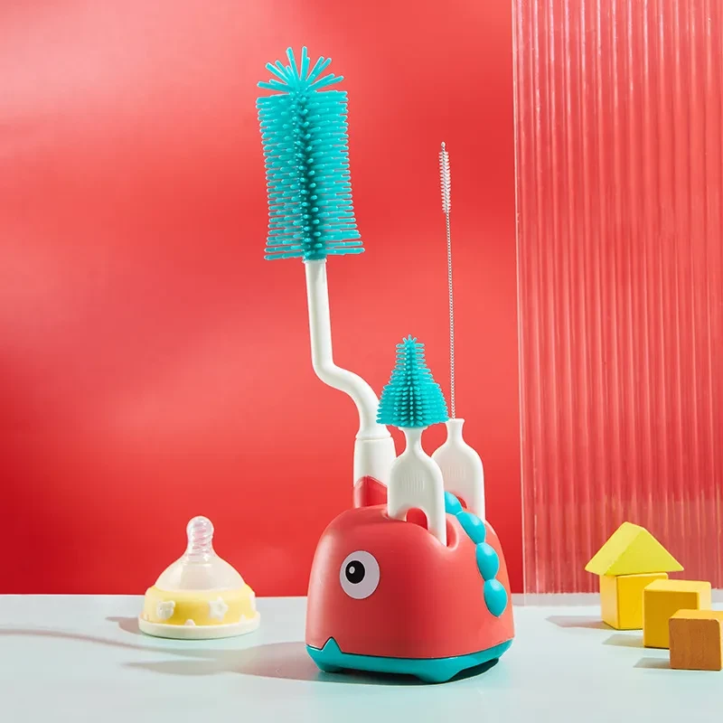 3-Piece Silicone Bottle Brush Set