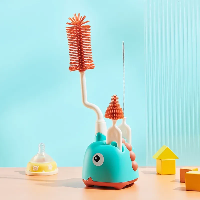 3-Piece Silicone Bottle Brush Set