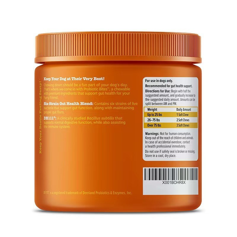 Probiotic Bites for Dogs – Daily Digestive & Gut Health Support